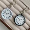 Pocket Watches Luminous Exam Quartz Pocket Watch with Keyring Hanging Keychain Chest watch for Nurses Doctors Students Child
