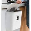 Household Home Trash Can for Kitchen Cabinet Door Wall Mount Waste Rubbish Bin 2.4 Gallon/9L