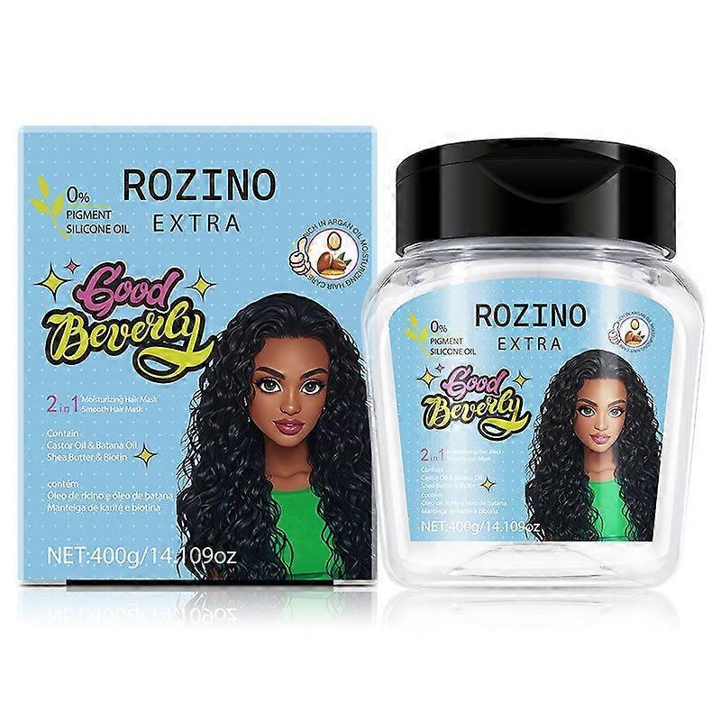 2-in-1 Pflegespülung und Styling-Creme, Beseitigt Frizz, Für lockiges Haar, Spendet Feuchtigkeit, Geschmeidig & Glatt, 400g
