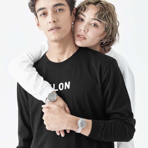 KLON PASS TIME DARING ODD -mirror ver.- 38mm Silver Watch with Mirror Finish, Simple and Popular Brand for Men and Women