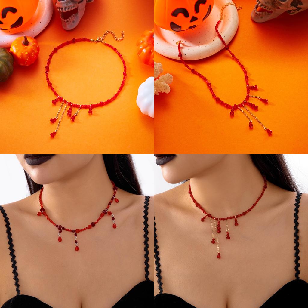 Vintage Style Crystal Drop Necklace For Women With Handcrafted Geometric Design