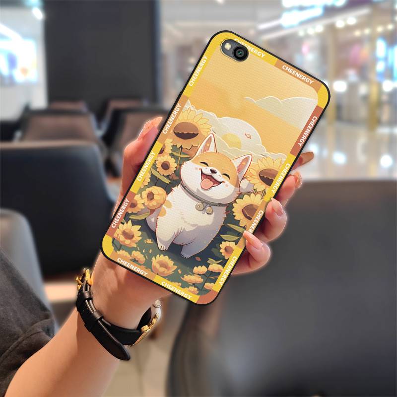 Cartoon Full Wrap Phone Case For Xiaomi Redmi GO Cute Protective Shockproof Silicone Graffiti Anti-knock Dirt-resistant