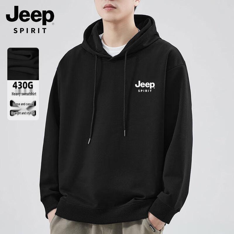 JEEP SPIRIT Men's Hooded Pullover Sweatshirt