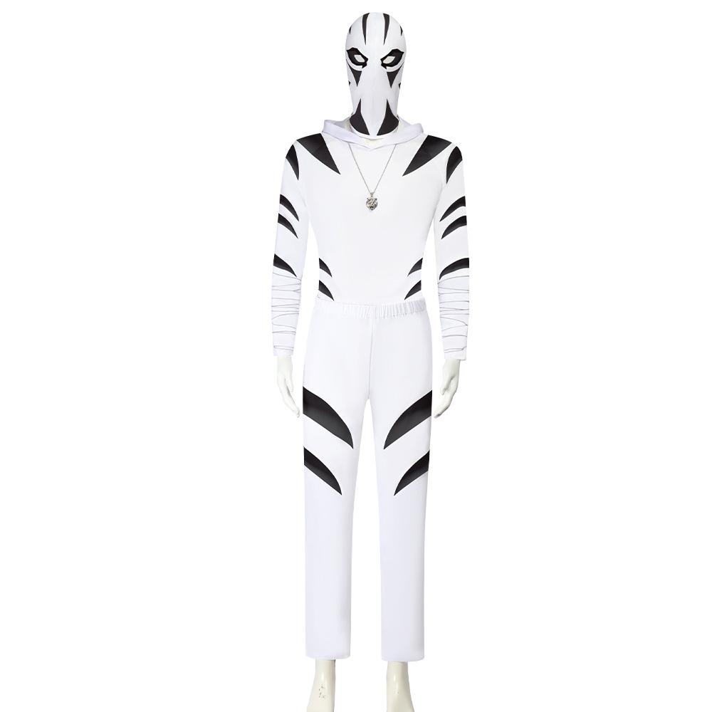 

White Tiger Cosplay Costume Adult Ava Ayala Bodysuit Superhero Halloween Outfit 3XL
