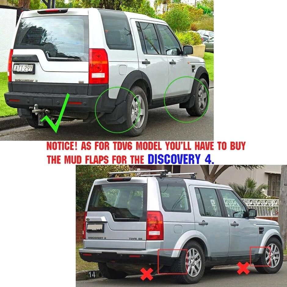 Set Mudflaps Mud Flap Front Rear Accessories For Land Rover Discovery 3 2004 2005 2006-2008 LR3 Splash Guards Mudguards Fender