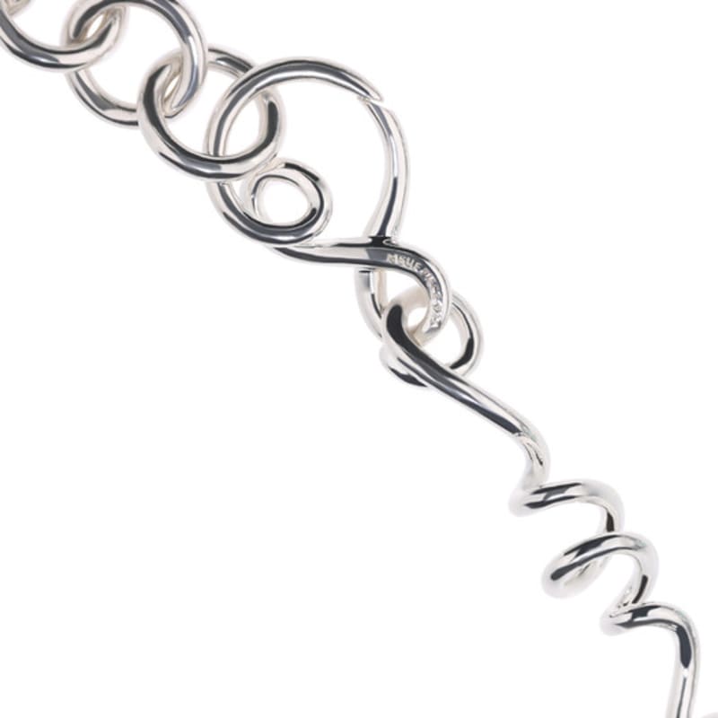 NEUF PIECE CLIMBING PLANT BLUE OPAL NECKLACE