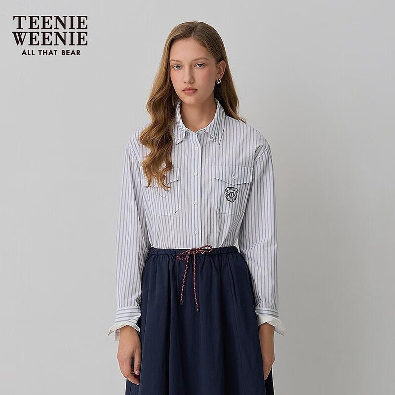 Teenie Weenie Women s Simple Striped Shirt M