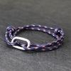 Noter New Mens Paracord Bracelet Spring Buckle Outdoor Adventure Hiking Braslet Adjustable Nautical Braclet Pulsera Hombre Joias