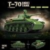 T-70 Light Tank Assembly Toy Set Tank Model Classic Model Series Mechanical Engineering Toys  MOC Bulk Brick Toys Birthday Gift