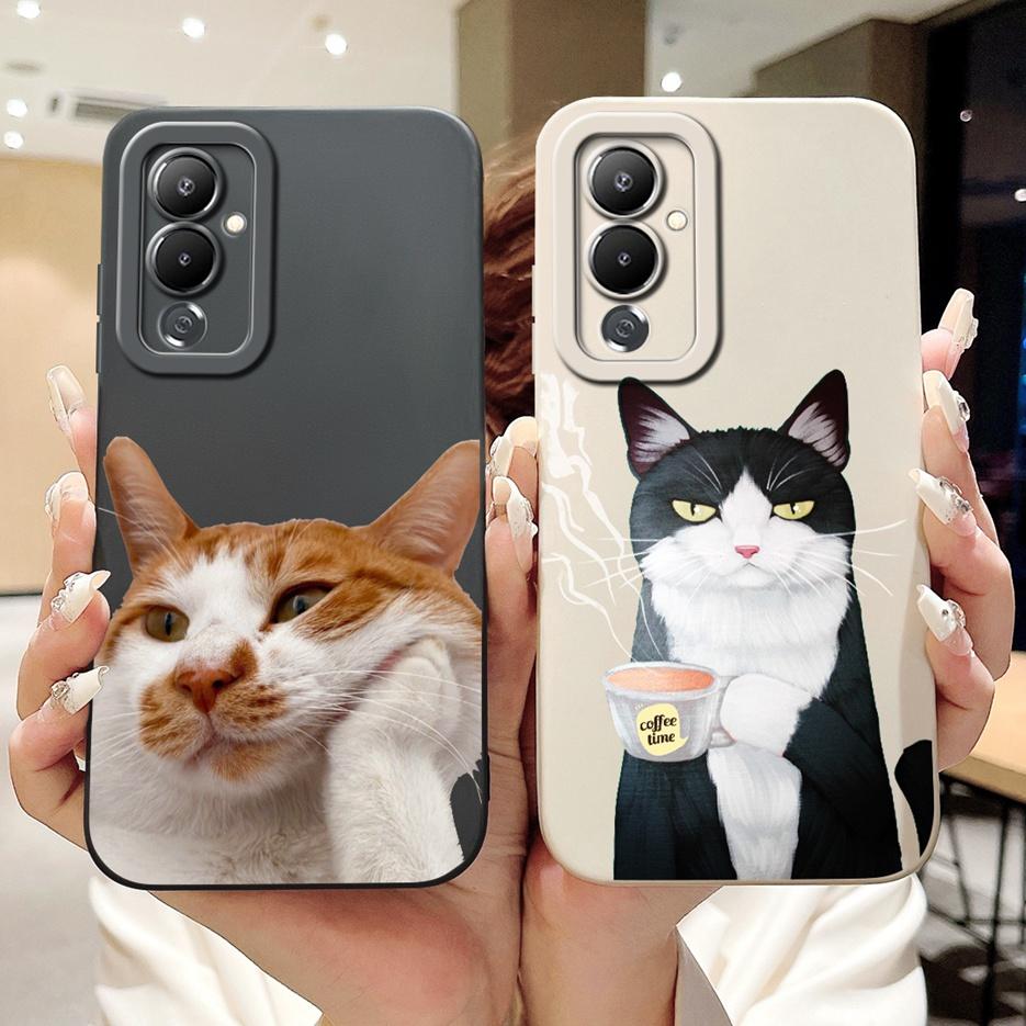 For Tecno Pova 4 Case LG7n Stylish Painted Cover Soft Silicone Phone Case For Tecno Pova 4 Pro LG8n Pova4 Pro Fundas Coque Shell
