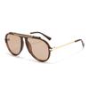New European and American large frame toad glasses UV protection fashion glasses Internet celebrity trendy men and women sunglasses S