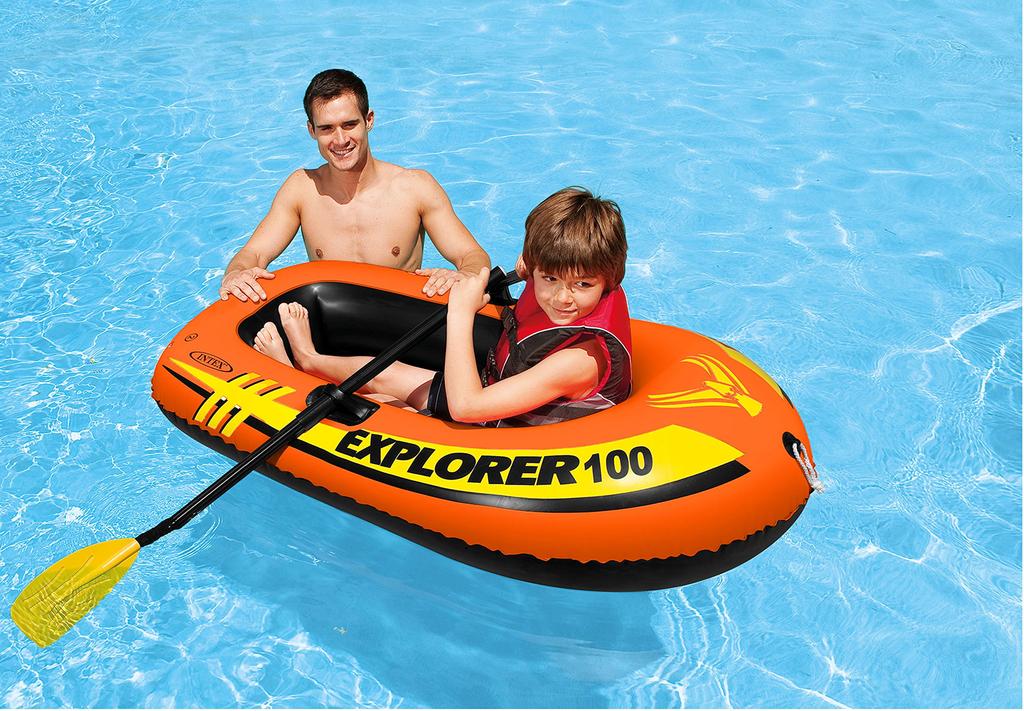 intex Explorer 100 147 X 84 X 36 58329 Japanese Boat, Cm, [Official Product]