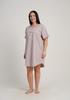 Women's Nightgown 4XL Vienetta Cotton Short Sleeve For Summer Nice