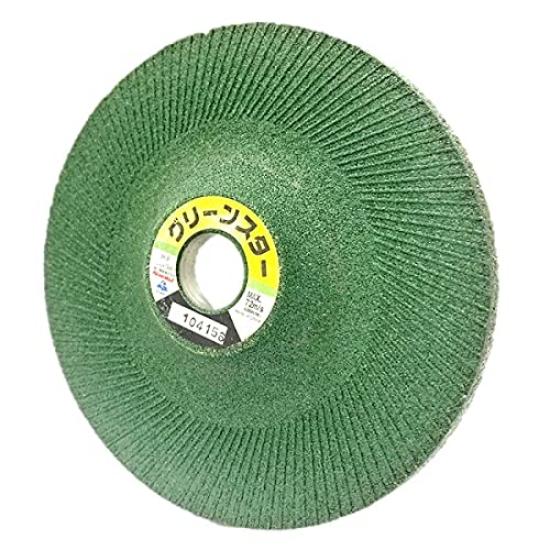 

Fuji Seito Green Star Flexible 46 25 Pieces Grindstones, 100x3x15mm, MC, Grit, зелёный