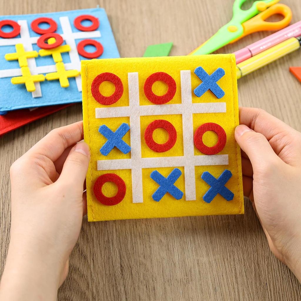 LovesTown 30PCS Tic Tac Toe Board Game, Mini Strategic Board Game for Kids Family Classic Educational Toys Indoor Party Game for Goodie Bag Stuffers