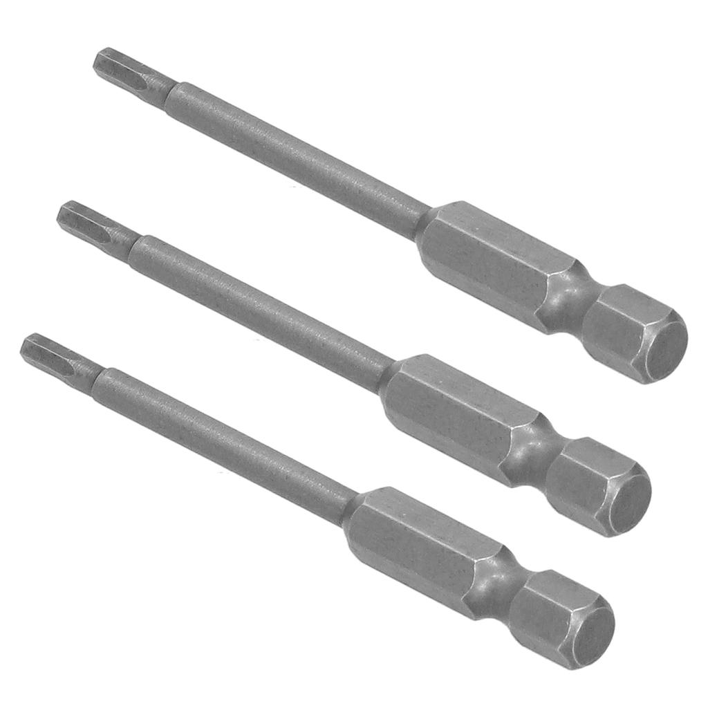 10PCS 2.5mm Hex Scoket Electric Screwdriver Bits Magnetic Head S2 Alloy Steel Hardware Tools