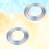 POPETPOP Brake Pipe, Zinc Pipe, Soft Pipe, 3/16" ID, 762cm Length, Tube Kit, 30 Pieces (Set of 2), Silver/Golden, 762x0.47cm