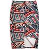Summer Cartoon Print Elegant Pencil Skirt Women Bodycon High Waist Knee Length Skirt Female