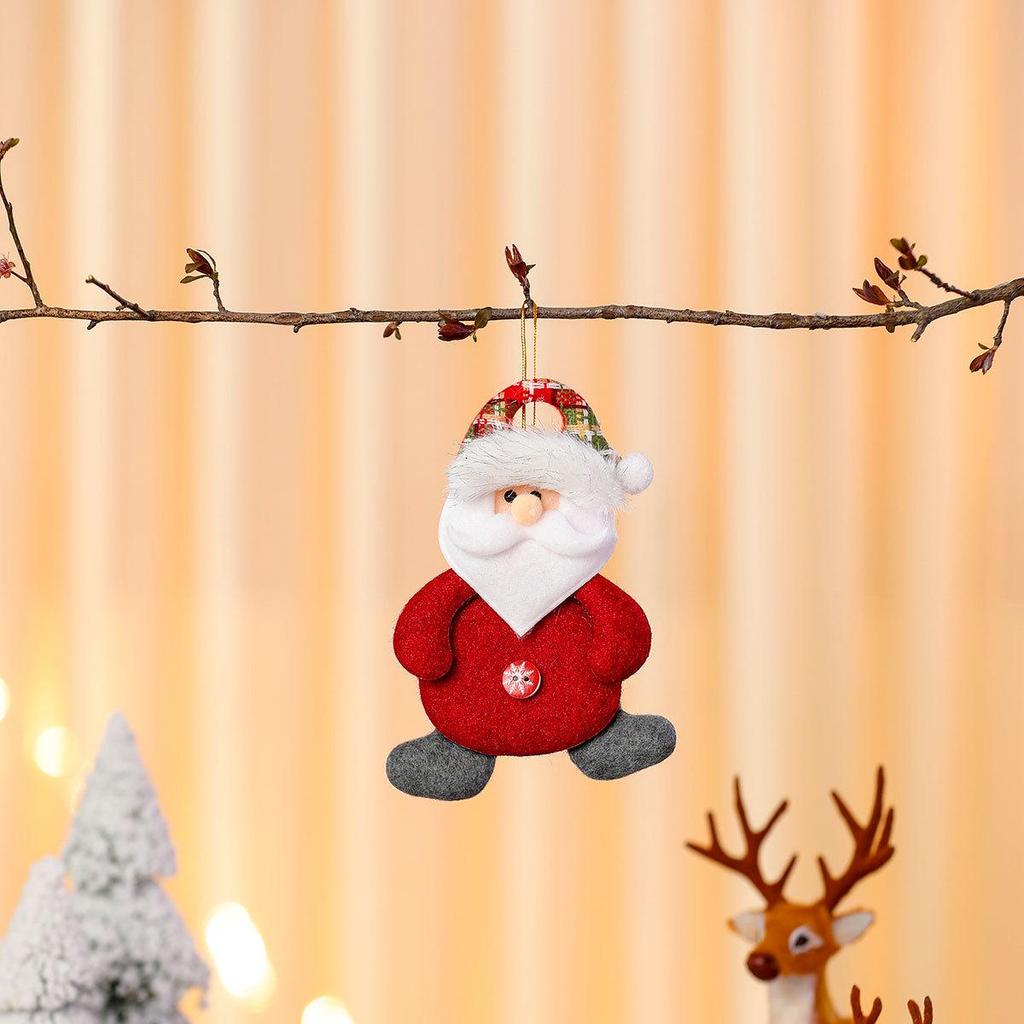 Colección de Colgantes de Muñecos de Tela Nuevos 2025: Adornos para el árbol de Navidad y pequeños regalos