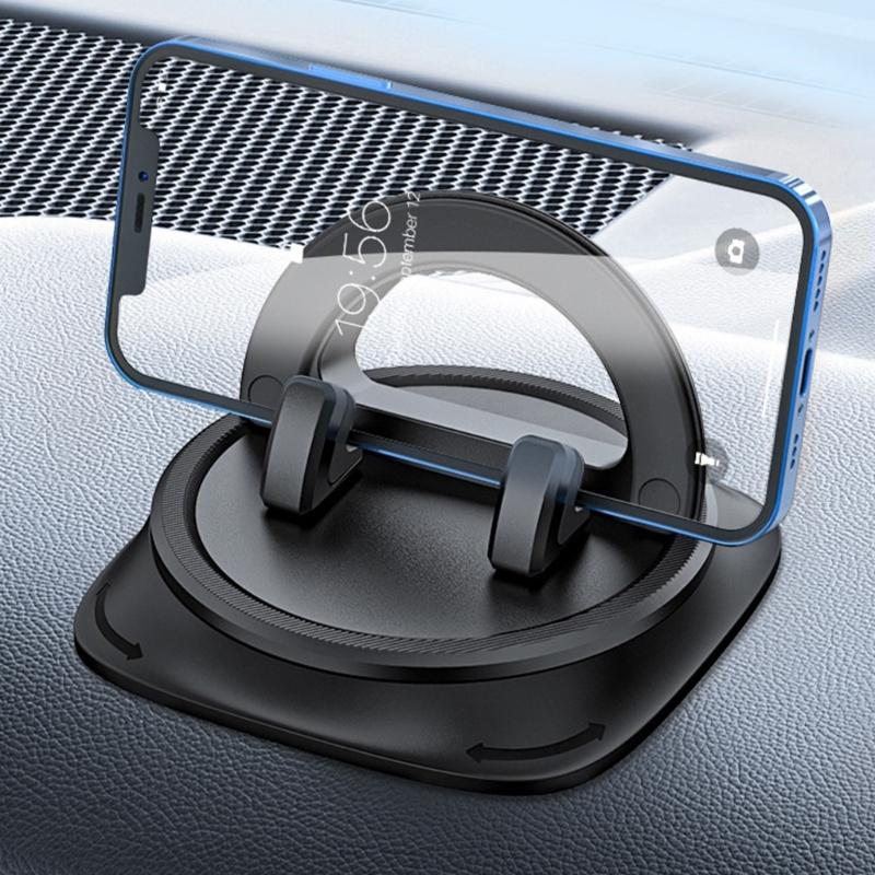 Car Dashboard Mounted Phone Stand Universal Phone Mount Holder Stand Shockproof Holder Self Adhesive Automotive Cradles
