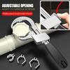 1Set New Multifunction Adjustable Double-ended Wrench WATER PIPE Hand Tools With BOX Car Tools Hand Tools