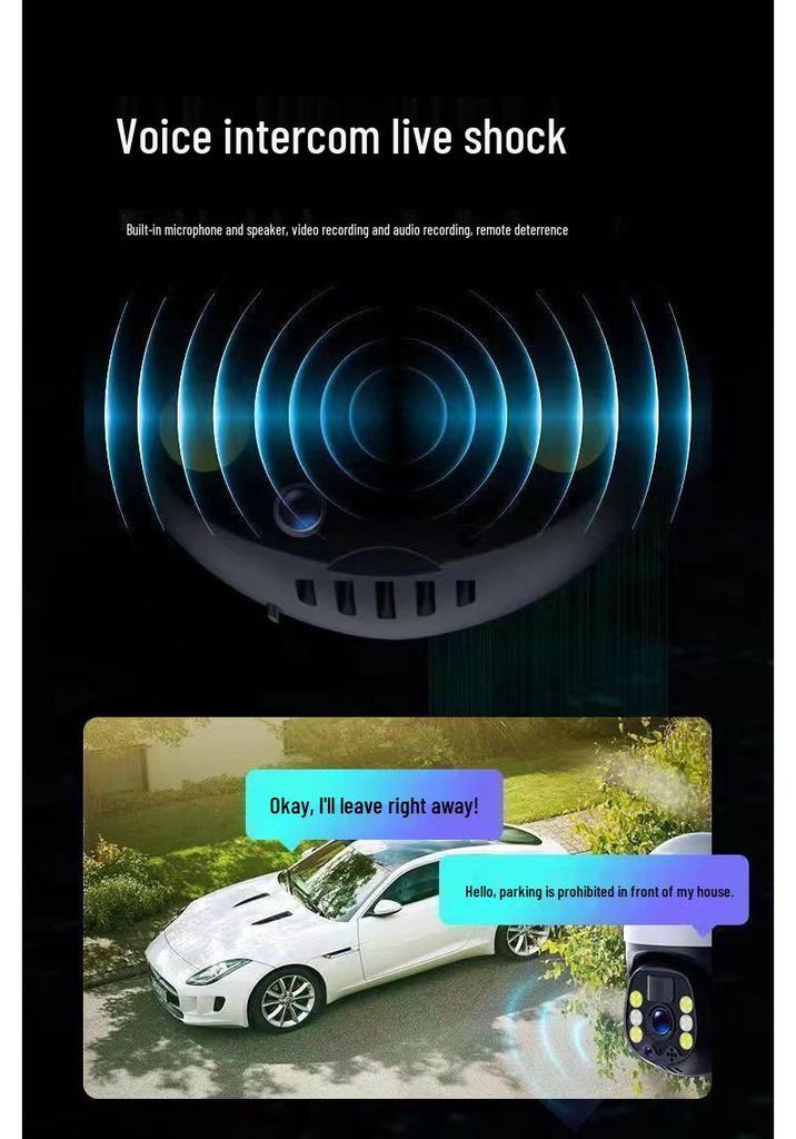 4G Solar-Powered HD 360° Surveillance Camera with Remote Mobile Monitoring (No Power/Network Required)