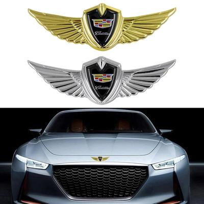 Emblème Insigne Ailes de Voiture en Métal Autocollant Carrosserie Capot Avant Côté pour CTS ATS SRX XTS XT5 Escalade STS CT5 CT6 BLS Accessoires