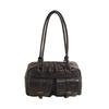 Handbag Pocket Boston Tote Bag Korean Style Underarm Bag All-match PU Bowling Bag  Women