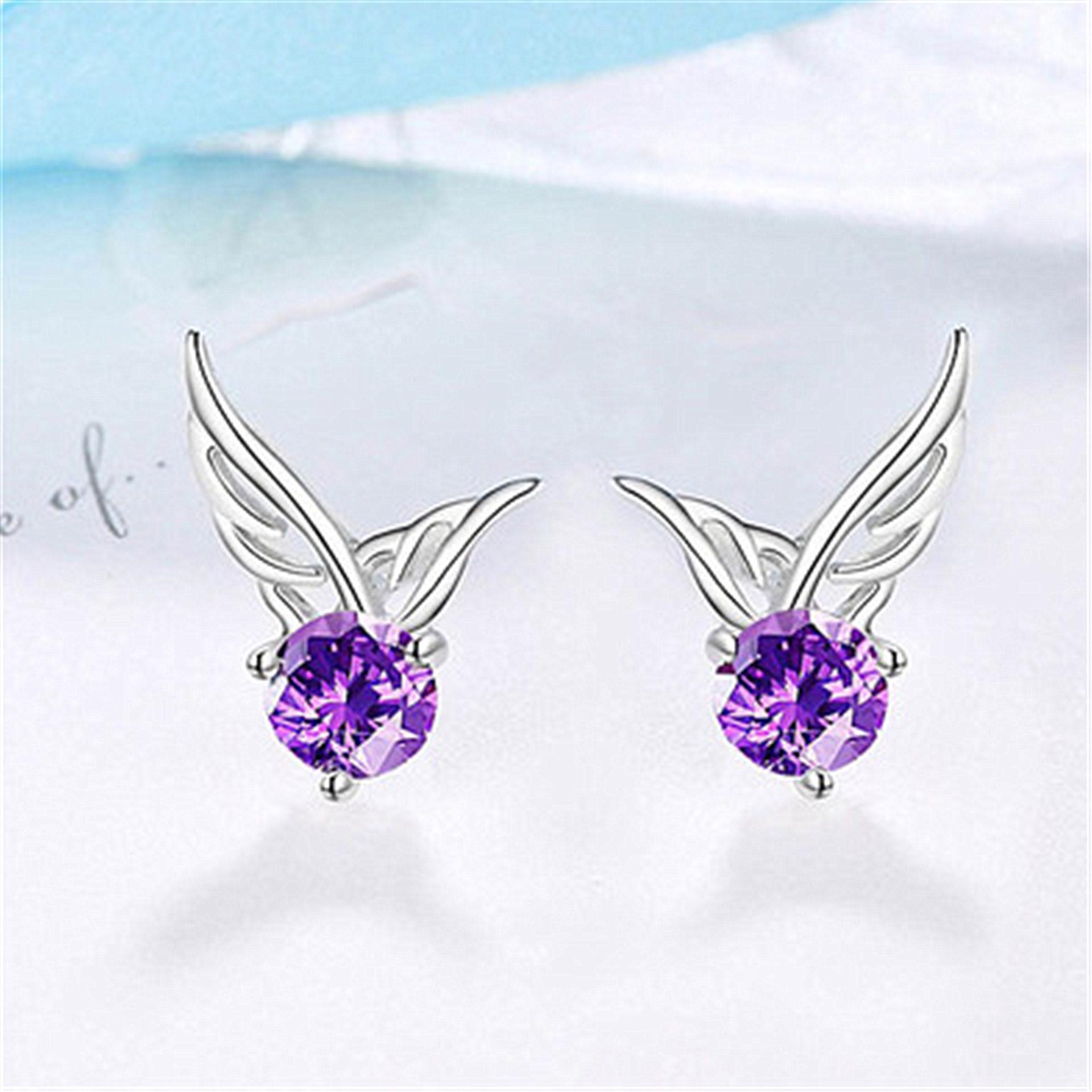 

Серьги-пусеты «Крылья ангела» с серебряным покрытием – Модная бижутерия для женщин