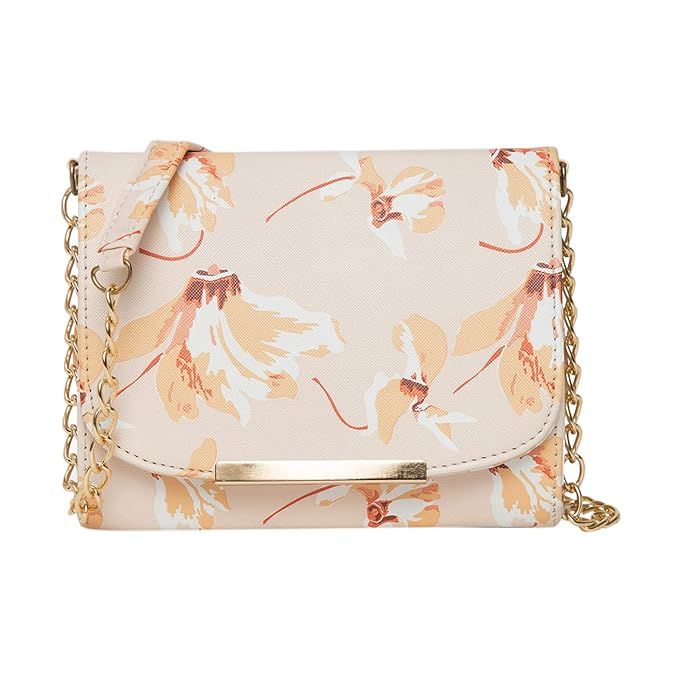 Women Girls Floral Print Sling Bag
