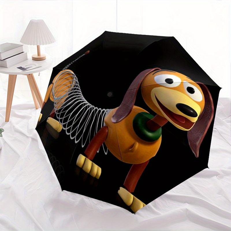 Toy Story Slinky Dog Automatic Opening and Closing Folding - A Good Choice for Gifts, Fashionable and Convenient Umbrella With Cute Cartoon