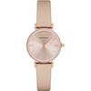 Gianni T-Bar Rose Gold Beige Leather Ladies Quartz Watch AR11001