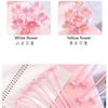 10 Pcs Silicone Pink Creative Cute Cherry Blossoms Flower Stationery Office School Supplies Gift Simulation Gel Pens LS