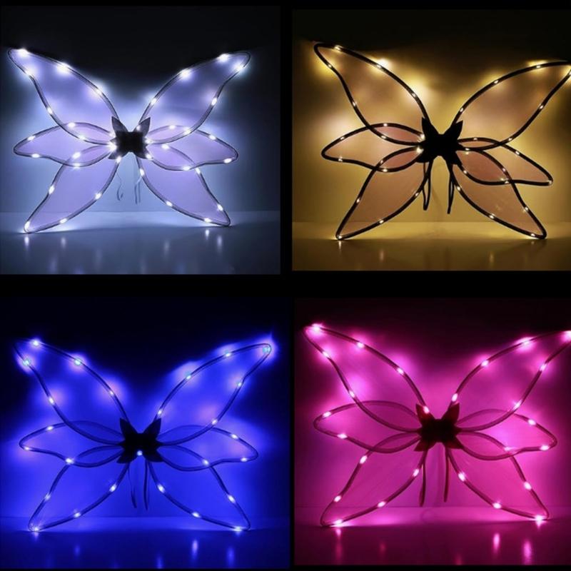 Fairy Elves Angel Wing Performances Cosplays Costume Dress Up Butterfly Wing