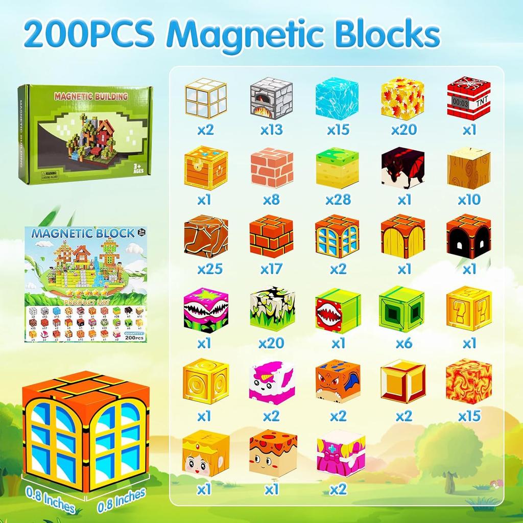 Magnetic Block Magnetic Building Block Large Fenglin Adventure Park Park Educational Toy