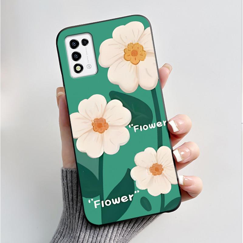 Phone Case For ZTE Libero 5G III A202ZT / Libero 5G II A103ZT Casing Fashion Butterfly Flower Black Soft TPU Case Silicone Cover