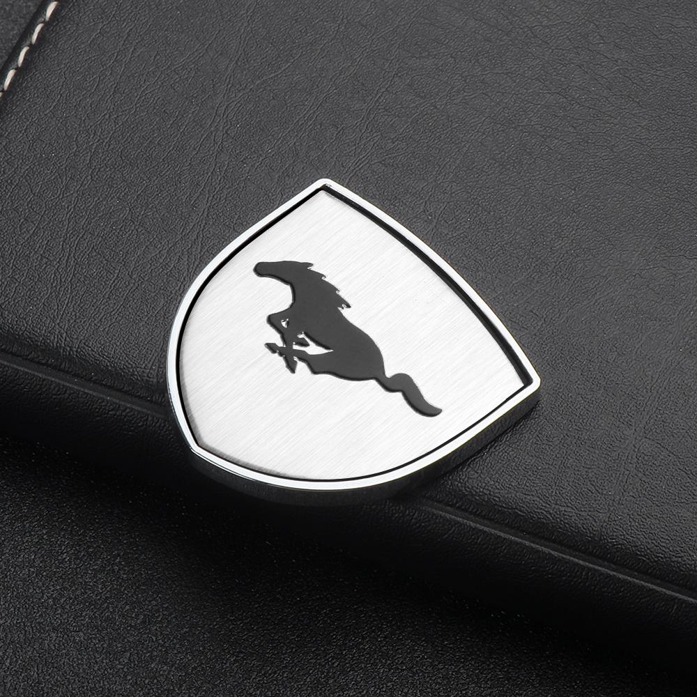 Metal Car Styling Body Trunk Shield Badge Sticker Decor Auto Accessories For Ford Focus Fiesta Ranger Mondeo Mustang Kuga Smax