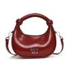 Pu Letter Decor Chic Small Duffle Shape Shoulder Bag Casual Daywear Bags Travel