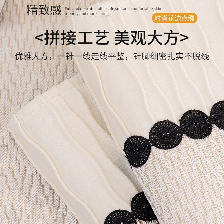 Sofa Cushion Anti Slip All Season Universal Nordic Simple Straight Row Light Luxury Style Cushion Premium Sofa Cover