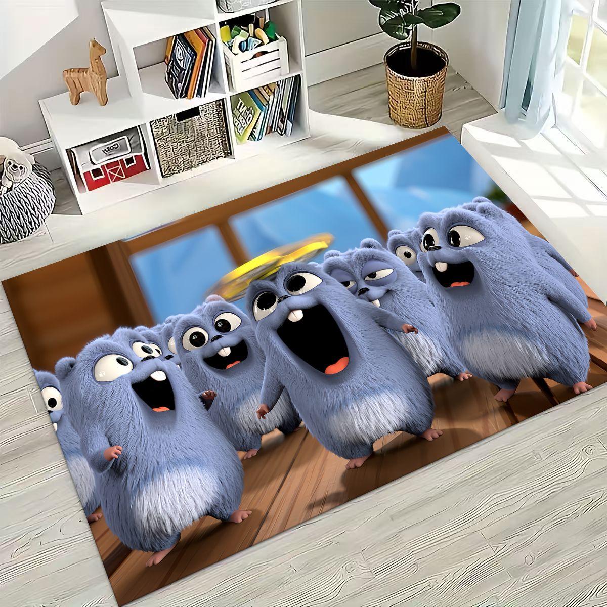

Funny Grizzy and The Lemmings Cartooon Carpet Rug for Bedroom Living Room Sofa Doormat Decor,Large Kids Play Non-slip Floor Mat 70x100cm( 27x39in )