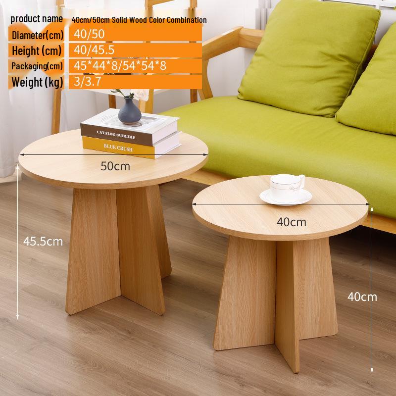 Modern Simple Coffee Table for Small Apartment Living Room or Balcony