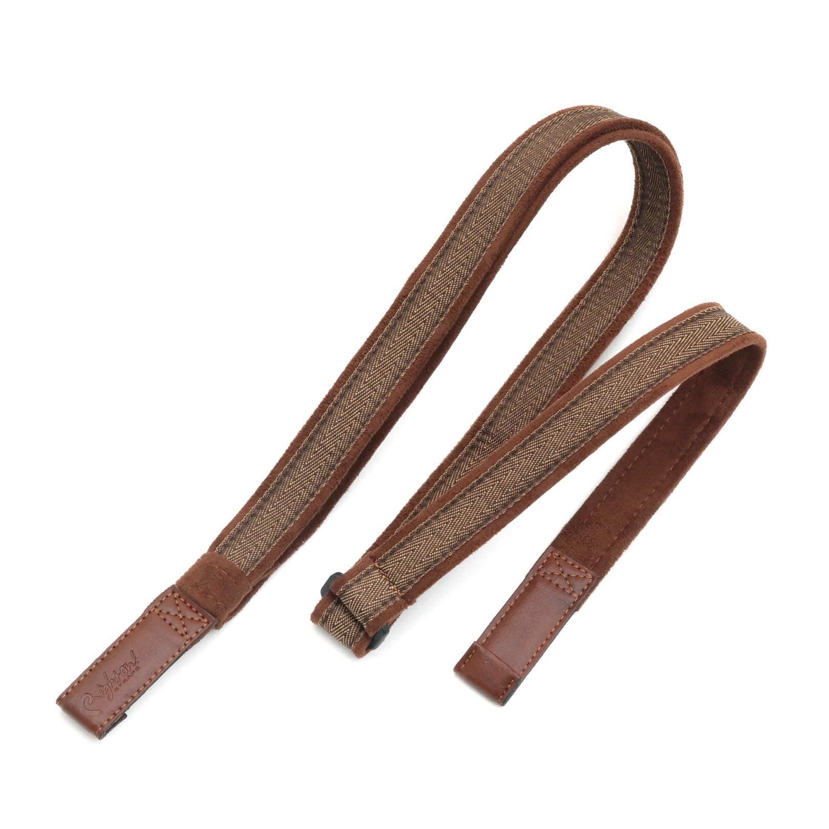 

STRAPS Classical Guitar CLASSICAL DUAL BROWN RightOn! Strap, 2.5cm Wide, 108-163cm Long, HOOK,