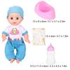 Babypuppe Spielzeug Hochsimulation Kinder Pädagogisches Rollenspiel Puppenspielzeug mit Ton