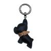 Fun And Functional PU Leather French Bulldog Keychain for Fashion Enthusiasts Phone Chain Pendant Keyring