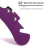 Portable Bottle Jar Opener Kitchen Gadget Portable Can Opener for Emergency Bottle Opener Party Simple Canning Knife 4 Colors