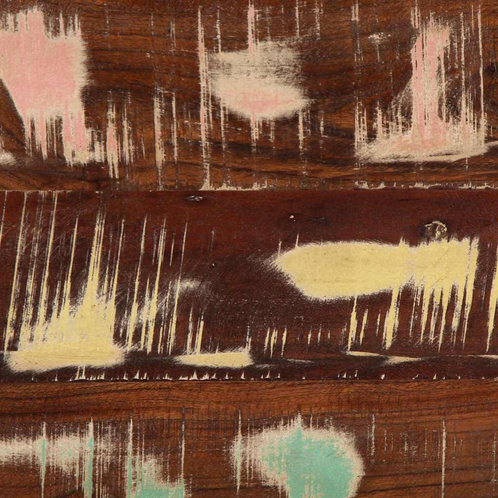 Coffee Table, Colorful, 90x50x36 Cm, Solid Reclaimed Wood