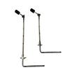 Drum Rack Multi-Function Clamp and Cymbal Stand with Extended Tom Support