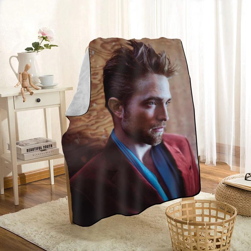 Neuer Artikel Robert Pattinson Decken Druck Weiche Decke Überwurf für Zuhause/Sofa/Bettwäsche Tragbare Reise Decke für Erwachsene 1208p