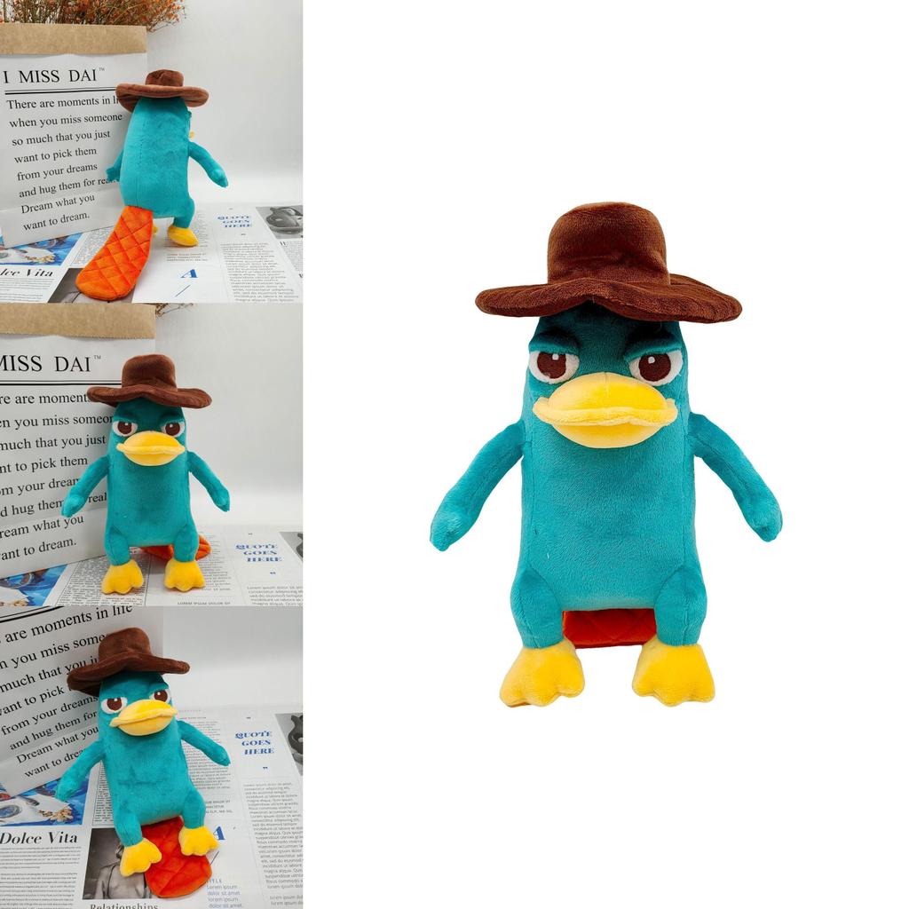 9.8in Perry The Platypus Plush Doll Soft Stuffed Animal Toy Kids Xmas Gift