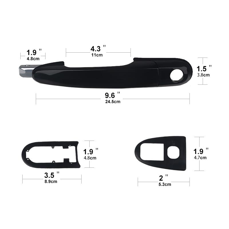 1 KS pro Hyundai Tucson 2004-2012 83660-2E000 vnější klika dveří levá a; Klika dveří Right Ourside Vnější klika do auta